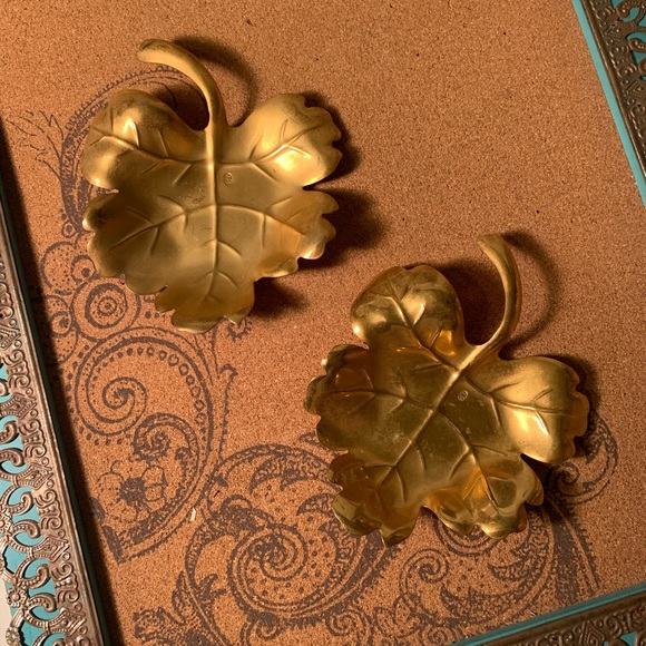Vintage Gold Italy Trinket Dishes (B12)